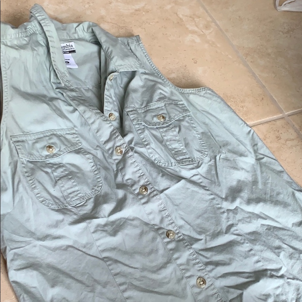 Vintage Columbia button up top